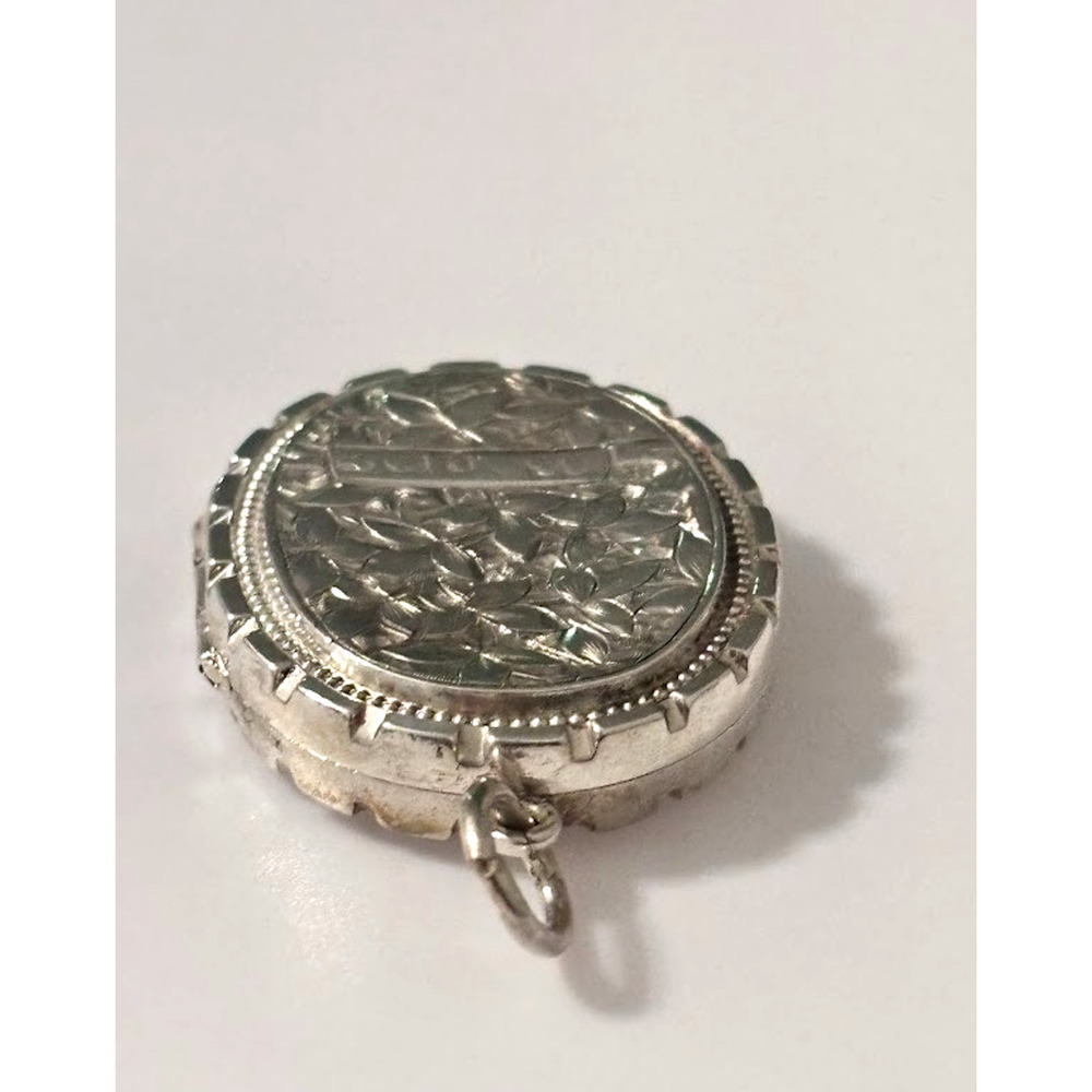 Antique Adie & Lovekin Sterling Silver Vesta Case Match Safe Chatelaine Pendant - Picture 11 of 16